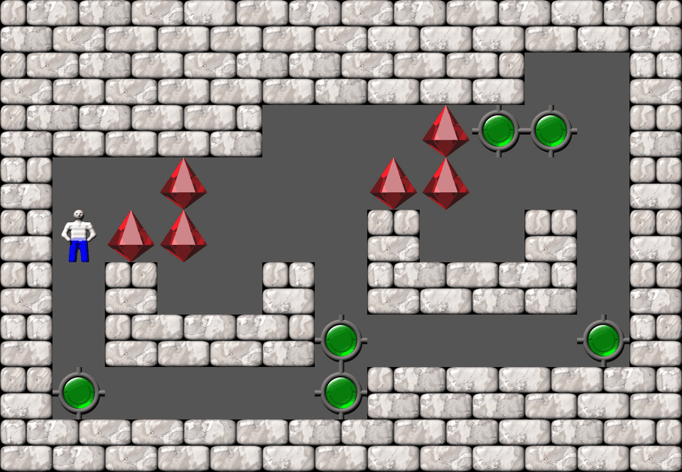 Сокобан More Bugs collections уровень 59